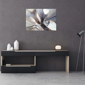 Obraz na szkle - Szary marmur (70x50 cm)
