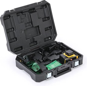 Laser 3D z zieloną wiązką 3 x 360°, samopoziomujący