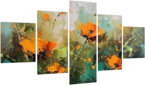 Obraz - Kwiaty (125x70 cm)