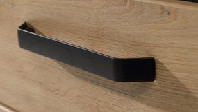 Dwuszufladowa szafka nocna w stylu loftowym Trondheim 011