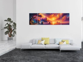 Obraz - Magiczny świat (170x50 cm)