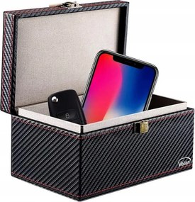 Klatka FARADAYA PUDEŁKO DUŻE 17CM NA KLUCZE do Samochodu Keyless Karty Etui