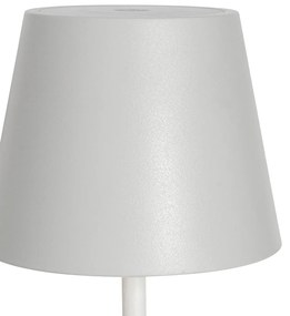 Zewnetrzna Lampa stołowa biała z wbudowanym ściemniaczem i akumulatorem LED IP54 - Murdock Nowoczesny Oswietlenie zewnetrzne