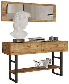 Stolik z lustrem Mia Atlantic Pine