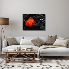 Obraz na szkle - świecący minerał (70x50 cm)