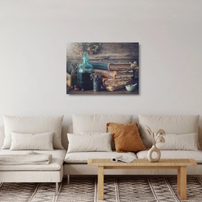 Obraz na szkle - Stolik aptekarki (70x50 cm)
