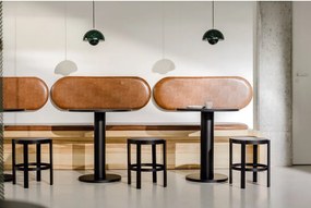 Okrągły stół z blatem w dekorze dębu ø 80 cm Sool – noo.ma