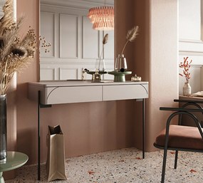 Toaletka Sonatia 100 cm z dwoma szufladami - kaszmir