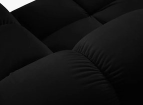OUTLET Sofa 2-osobowa czarny velwet 188/94/70 Bellis od Micadoni