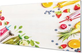 Szklany Panel Zielony Koktajl Szpinakowy