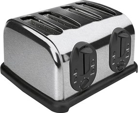 Automatyczny Toster na 4 Kromki Srebrny