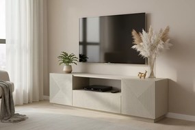 Szafka RTV Asha 167 cm z szufladą i wnęką - kaszmir