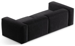 Ciemnoszara sztruksowa sofa 264 cm Bergano – Cosmopolitan Design