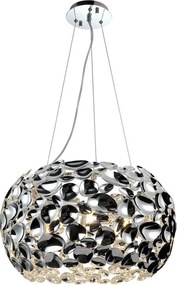 Open Design OR80162 - Żyrandol na linkach CARERA 6xG9/7W/230V, średnica 55 cm, błyszczący chrom