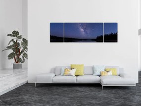 Obraz nocnego nieba (170x50 cm)