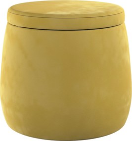 Puf Candy Jar kolor zielony tkanina połyskliwa, welwetowa