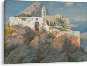 Obraz - William Stanley Haseltine, Santa Maria a Cetrella, Anacapri, reprodukcje (70x50 cm)