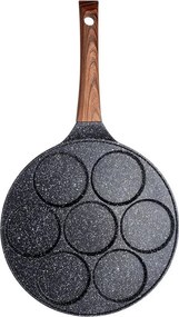 Granitowa patelnia do smażenia 7 jajek E1-H03