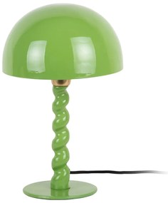 Zielona lampa stołowa z metalowym kloszem (wysokość 39 cm) Prisa – Leitmotiv