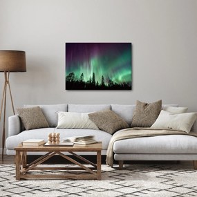 Obraz zorzy polarnej (70x50 cm)