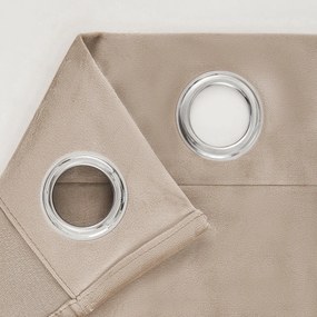 4Home Zasłona zaciemniająca Manila beżowy, 150 x 250 cm