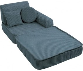 Pocket sofa plus aesthetic turkusowa - meowbaby®