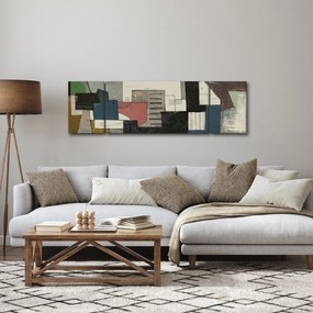 Obraz - Abstrakcja, kubizm (170x50 cm)
