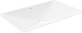 Mexen Esper umywalka nablatowa z konglomeratu 60 x 38 cm, biała - 23036001