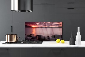 Panel Kuchenny Kamienny Brzeg Oceanu