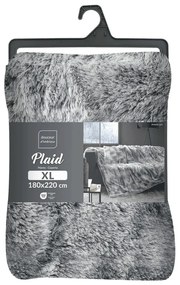 Szary koc ze sztucznego futra 180x220 cm Antartic – douceur d'intérieur