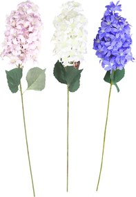 Sztuczny kwiat HORTENSJA PLUME 87 cm - różne kolory Kolor: Biały