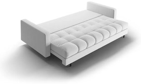 Jasnoszara rozkładana sofa ze schowkiem 222 cm Bali – Cosmopolitan Design