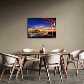 Obraz - Bar wieczorny (70x50 cm)