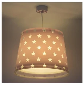 Dalber D-81212L - Żyrandol dziecięcy na lince STARS 1xE27/60W/230V