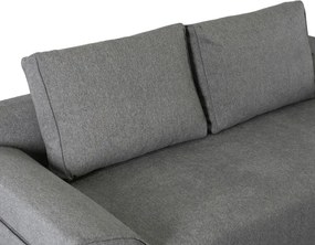Wersalka Rozkładana z Funkcją Spania RENO Dwuosobowa Szara do Salonu