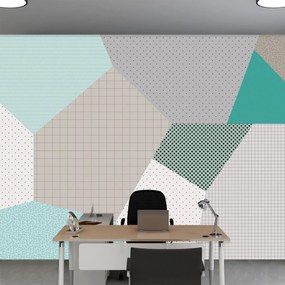 Fototapeta - Wzory w kolorach (196x136 cm)