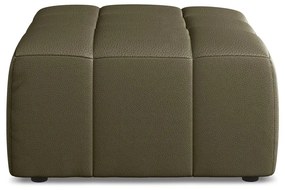 Podnóżek z imitacji skóry w kolorze khaki Aloha – Makamii