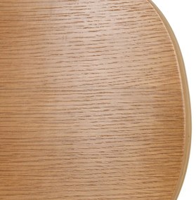 Brązowo-naturalne krzesła zestaw 4 szt. Cleo – Ixia