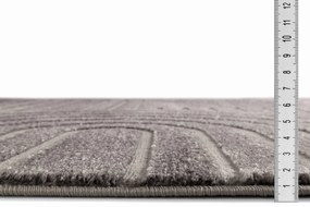 Dywan nowoczesny 3D Louis ciemny szary 200 cm x 290 cm
