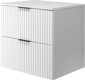 Szafka łazienkowa FLOW 60 cm biała z blatem