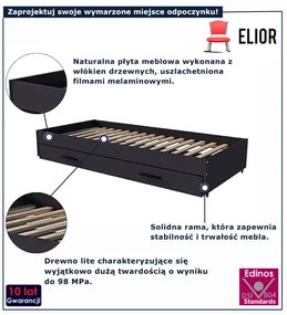 Modułowa szuflada ze stelażem oraz półką antracyt K4-N30