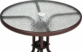 Zestaw balkonowy z plecionego polirattanu – 2 krzesła i stół