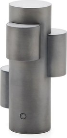 Czarna metalowa lampa stołowa LED ze ściemniaczem (wysokość 26,5 cm) Adrina – Kave Home