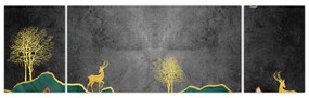 Obraz - Górska sceneria (170x50 cm)
