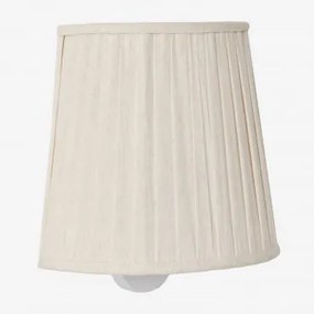 Kinkiet Ścienny Z Tkaniny O Efekcie Lnu Juliana Nature - Sklum