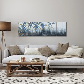 Obraz - Bambus na ścianie (170x50 cm)