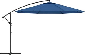 Niebieski ogrodowy parasol na wysięgniku B2-G68