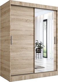 Szafa przesuwna dąb sonoma 150 cm H9-A35