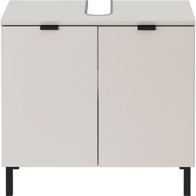 Kremowa szafka pod umywalkę 60x56 cm Arcena – Germania