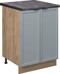 Szafki kuchenne jasnoniebiesko-szary 60x60x82 fame-line